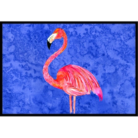 Carolines Treasures 18 x 27 in. Pink Flamingo Indoor Or Outdoor Mat 8685MAT